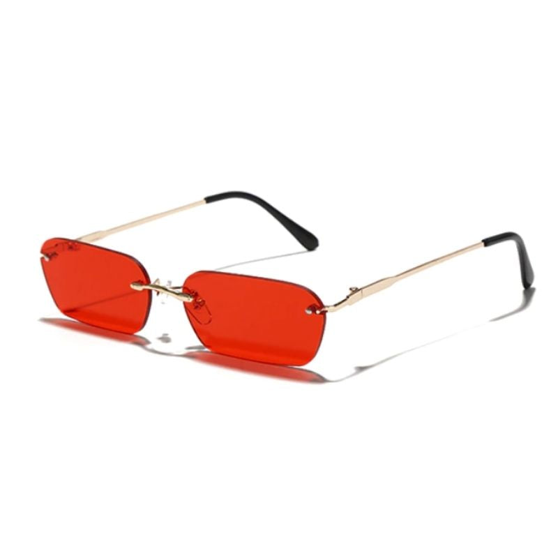 Lunettes solaires rectangulaires style steampunk