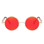 Lunettes solaires rondes en métal