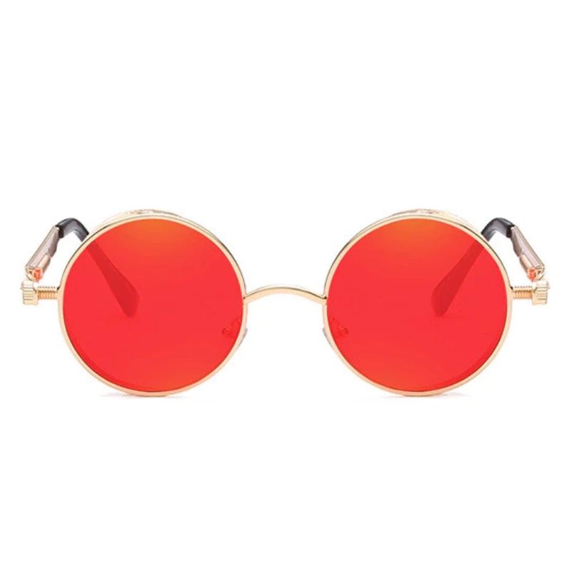 Lunettes solaires rondes en métal