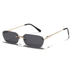 Lunettes solaires steampunk au format rectangulaire