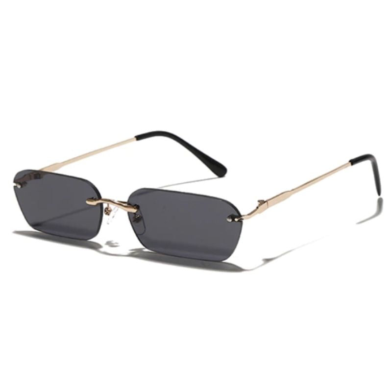 Lunettes solaires steampunk au format rectangulaire