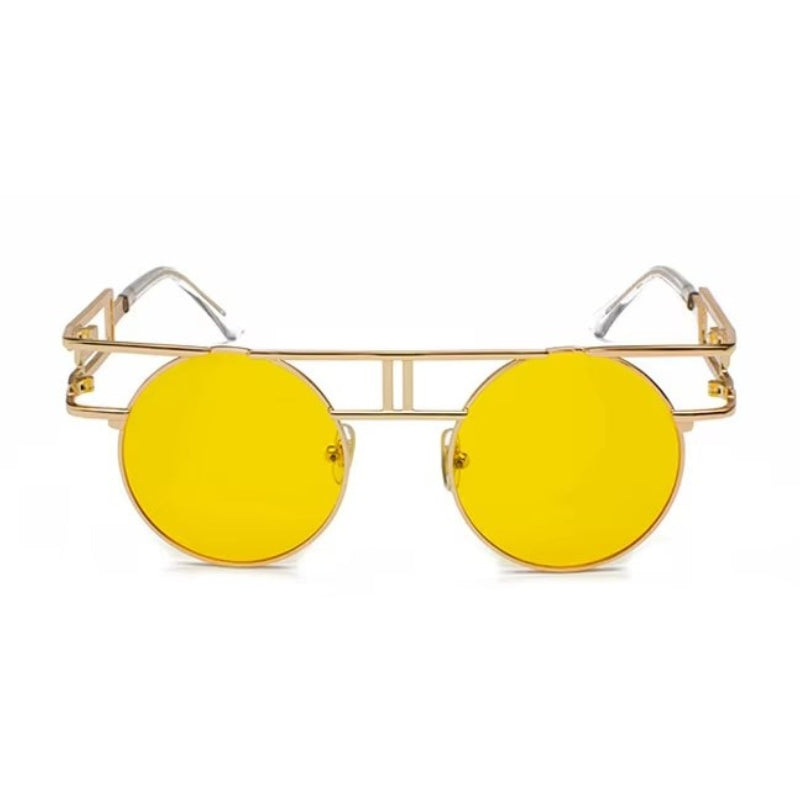 Lunettes solaires steampunk avec barre droite
