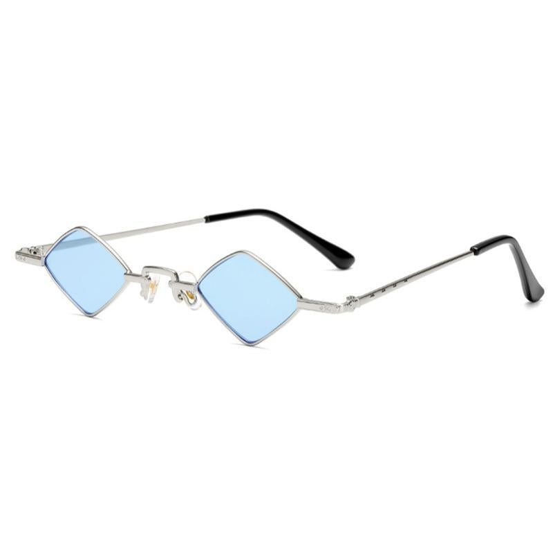 Lunettes solaires steampunk de forme losange
