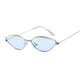 Zilver met blauwe glazen