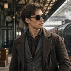 Lunettes solaires vintage inspirées du steampunk