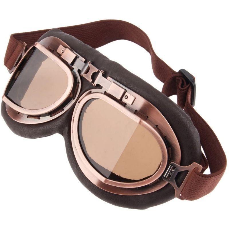 Lunettes steampunk au design aviateur