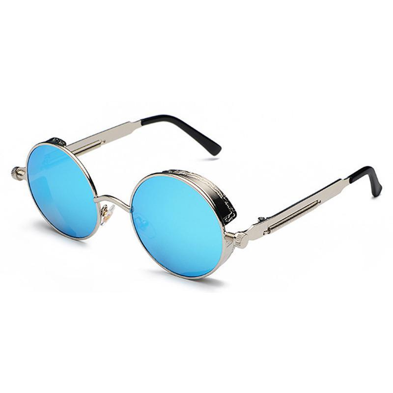 Lunettes steampunk bleues