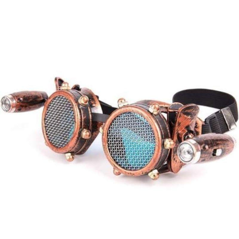 Lunettes steampunk couleur cuivre