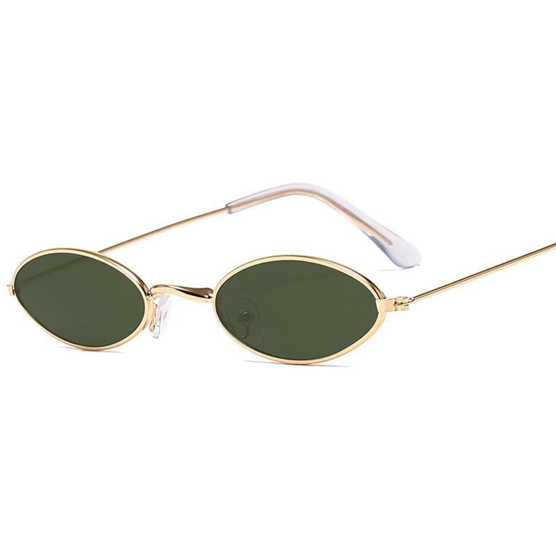 Lunettes steampunk de forme ovale pour le soleil
