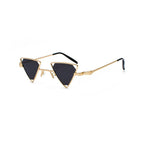 Lunettes steampunk de forme triangulaire pour le soleil
