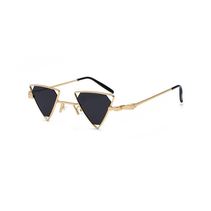 Lunettes steampunk de forme triangulaire pour le soleil