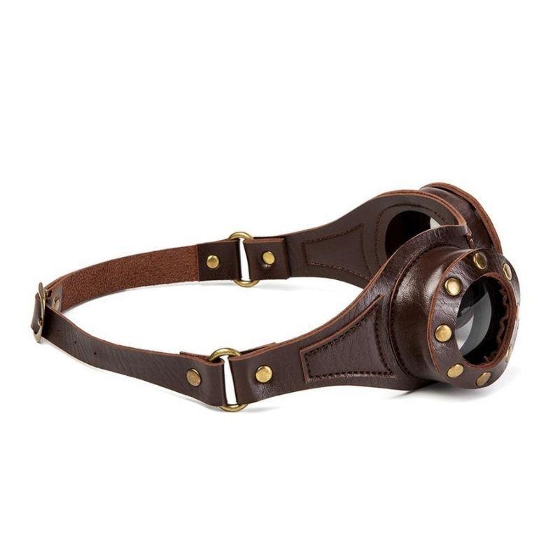 Lunettes steampunk fabriquées en PU