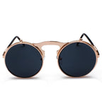 Lunettes steampunk flip de style vintage