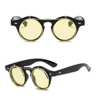 Lunettes steampunk flip-up à usage solaire