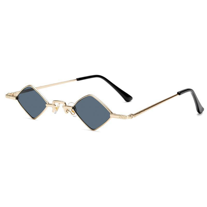 Lunettes steampunk solaires à forme losange