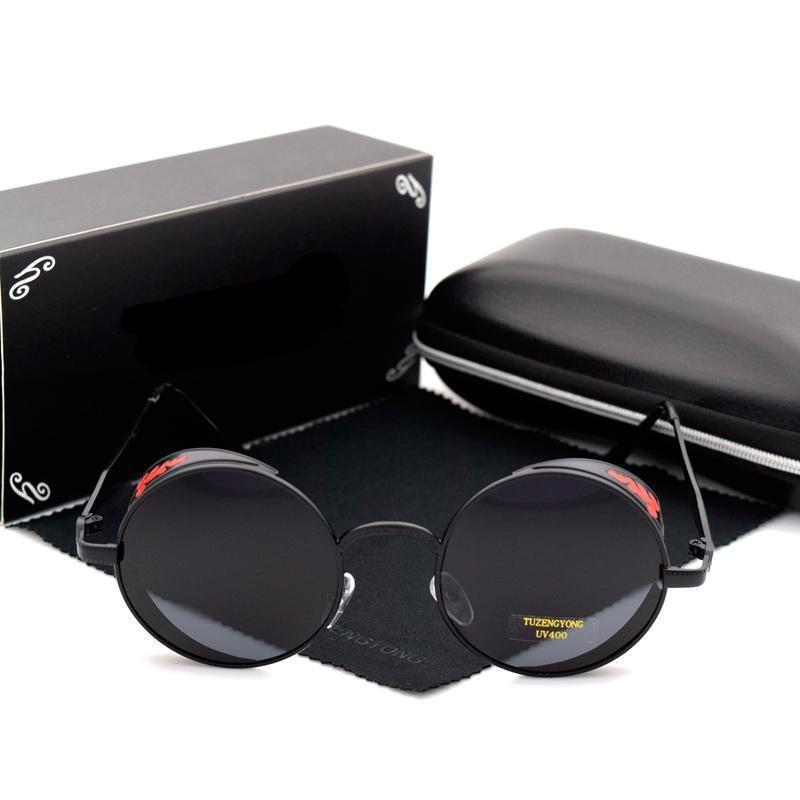 Lunettes steampunk solaires destinées aux hommes
