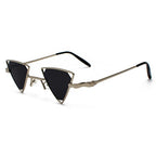 Lunettes steampunk triangulaires de protection solaire
