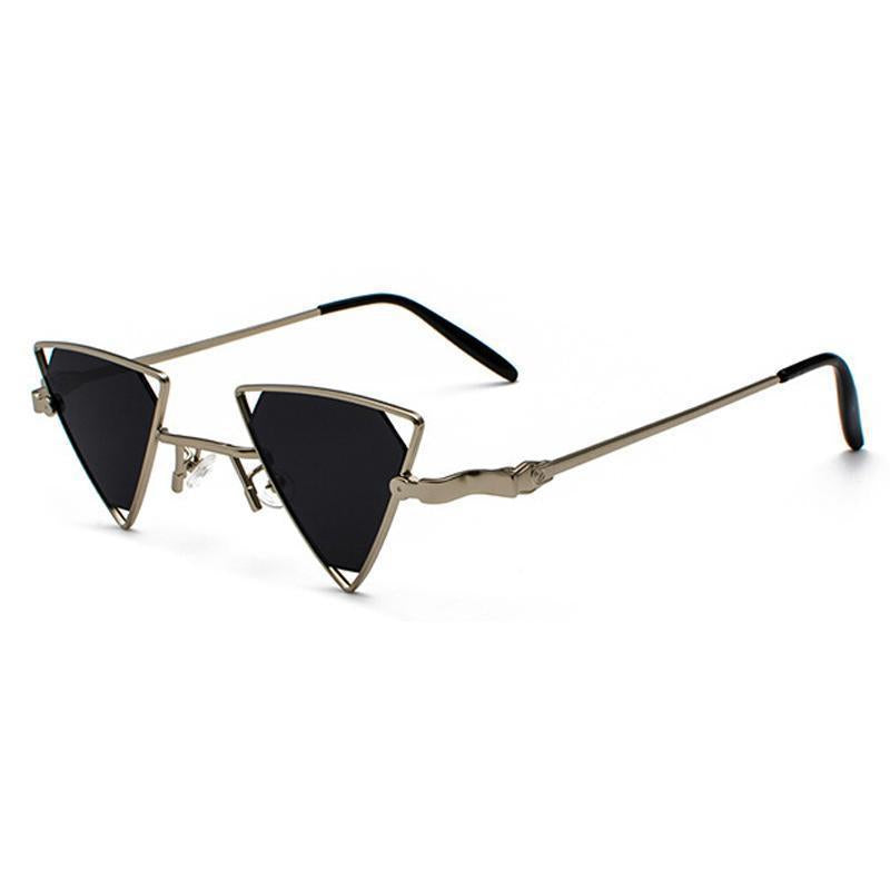 Lunettes steampunk triangulaires de protection solaire