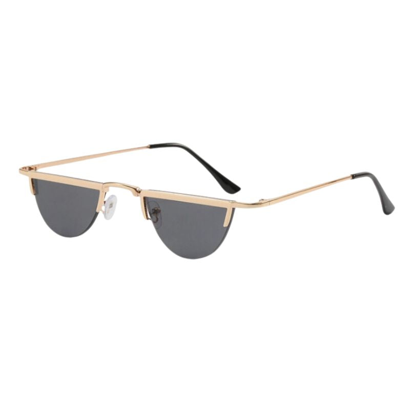 Lunettes vintage en forme de demi-lune