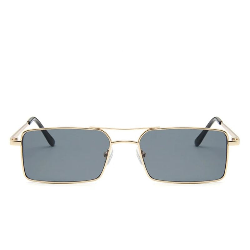 Lunettes vintage rectangulaires pour le soleil