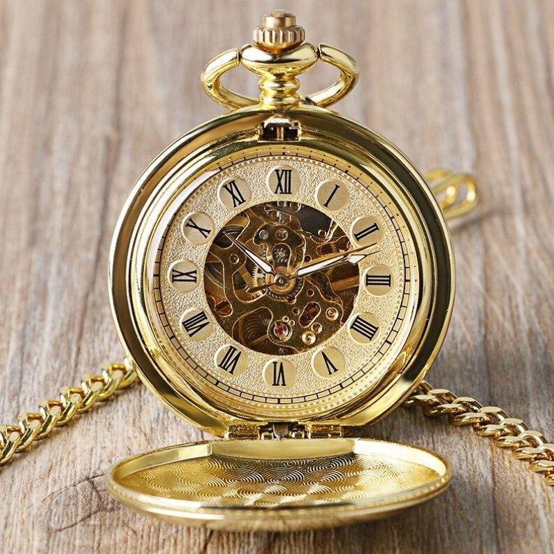 Luxueuse montre à gousset steampunk