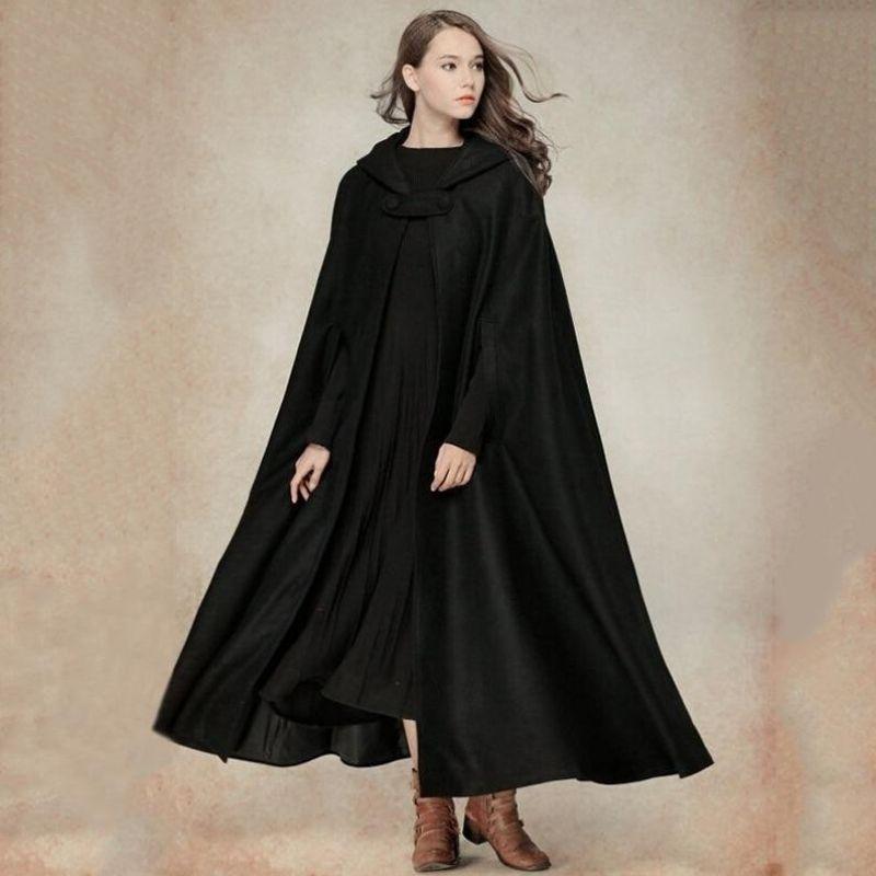 Manteau cape de style vintage