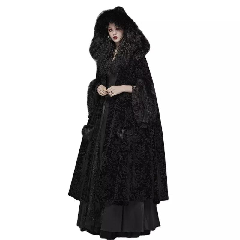 Manteau cape gothique pour femme
