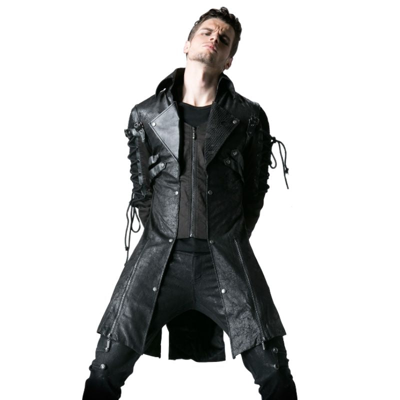 Manteau de style steampunk gothique et long