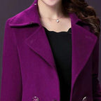 Manteau de style vintage long pour femme