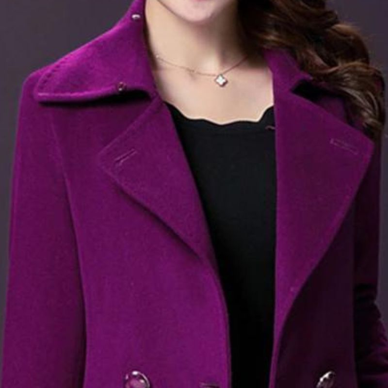 Manteau de style vintage long pour femme