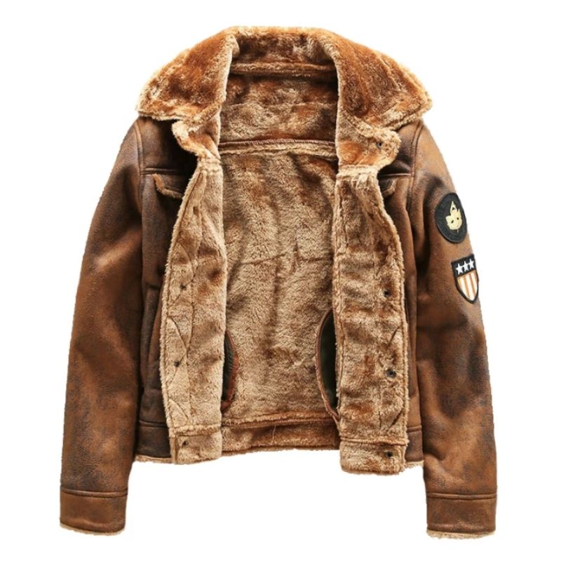Manteau en PU steampunk au style vintage