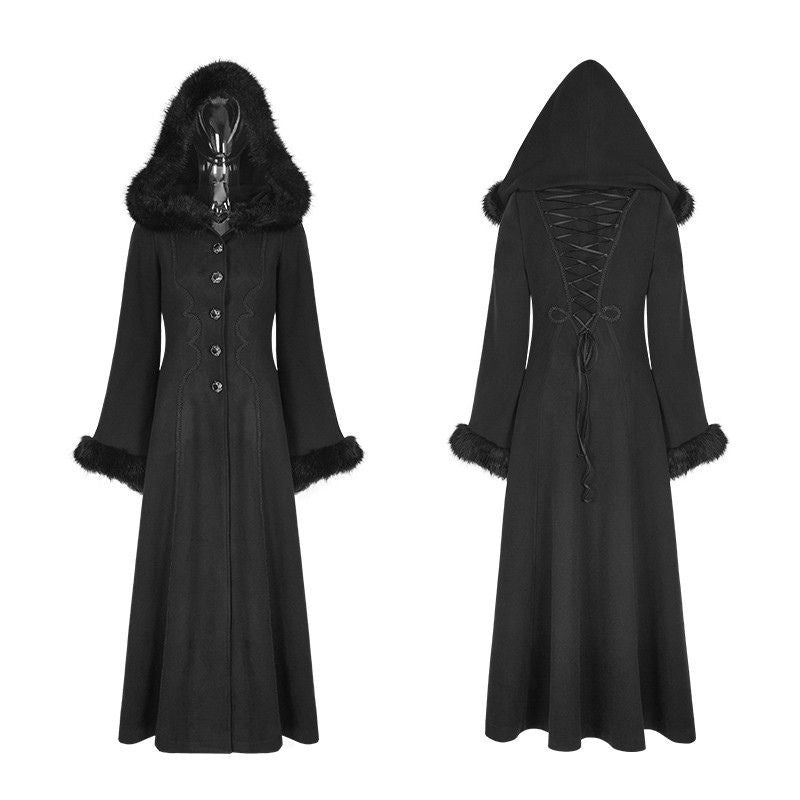 Manteau féminin d’inspiration victorienne