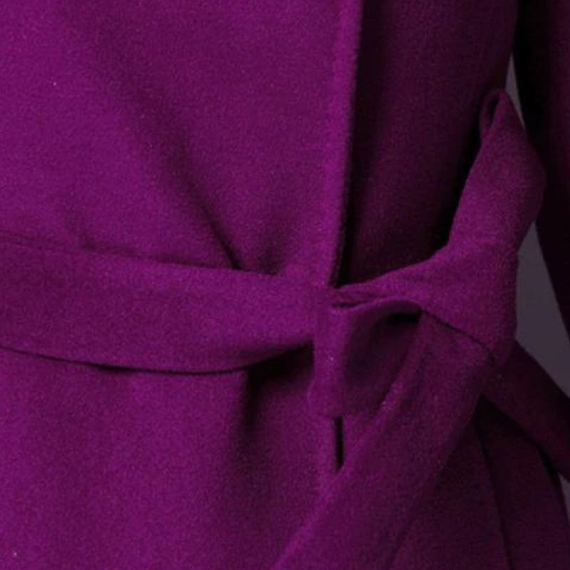 Manteau femme au look vintage et long