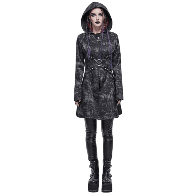 Manteau femme métal rock punk