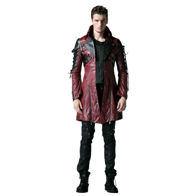 Manteau gothique d’inspiration steampunk coupe longue