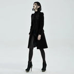 Manteau gothique féminin façon redingote