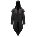Manteau masculin long au look punk