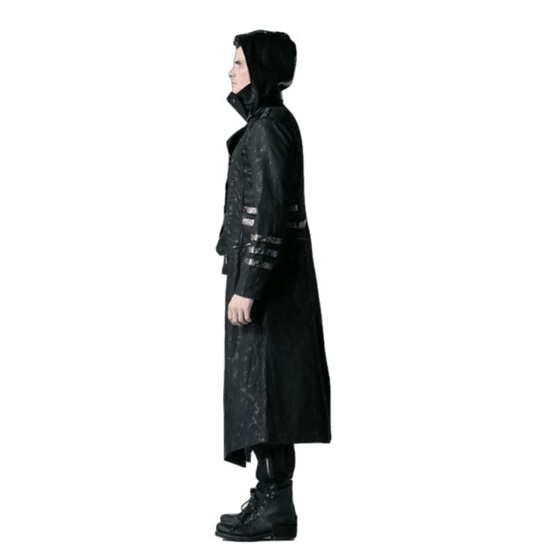Manteau masculin steampunk coupe longue