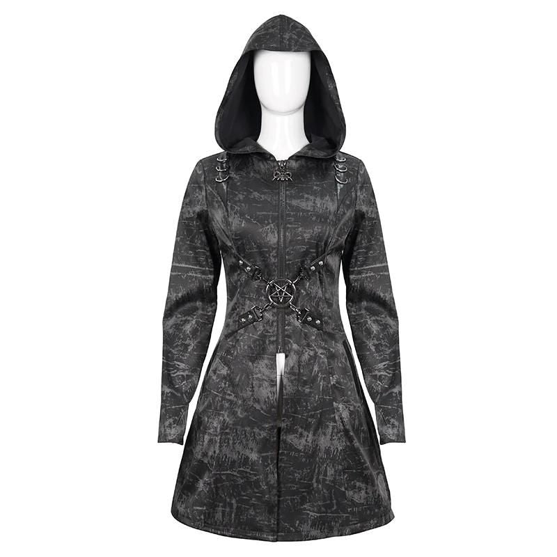Manteau pour femme d’inspiration métal rock punk