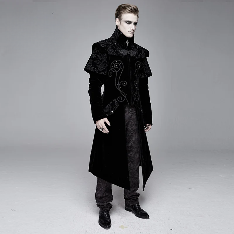 Manteau pour homme au style steampunk victorien