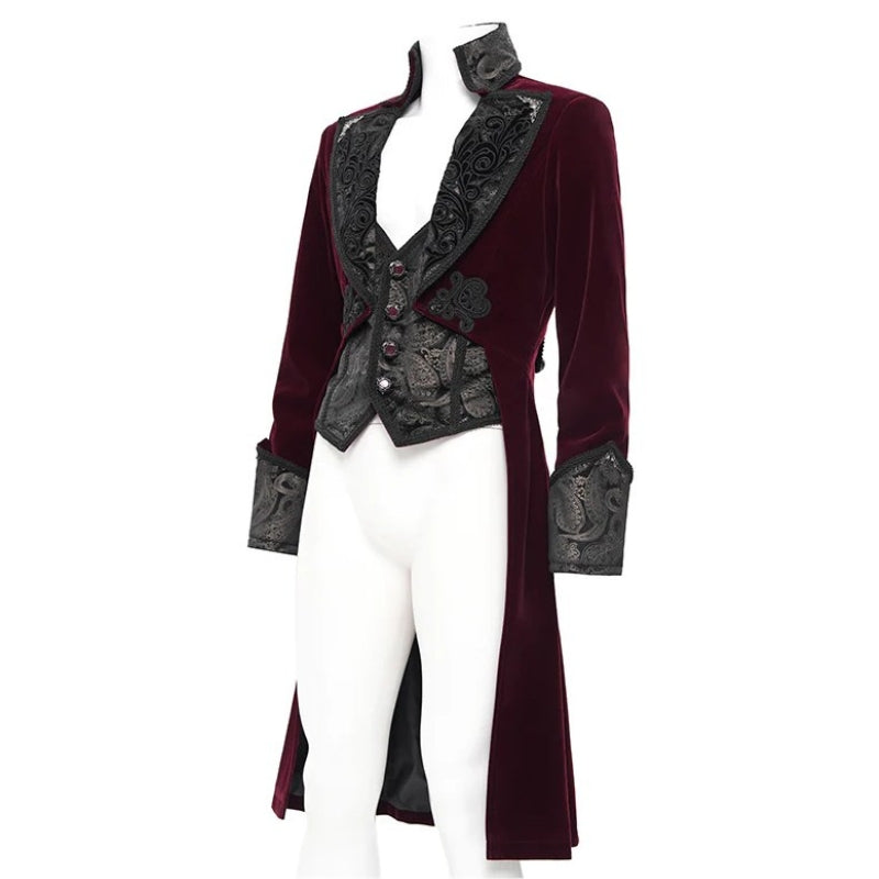 Manteau pour homme redingote de style steampunk