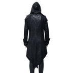 Manteau punk long masculin