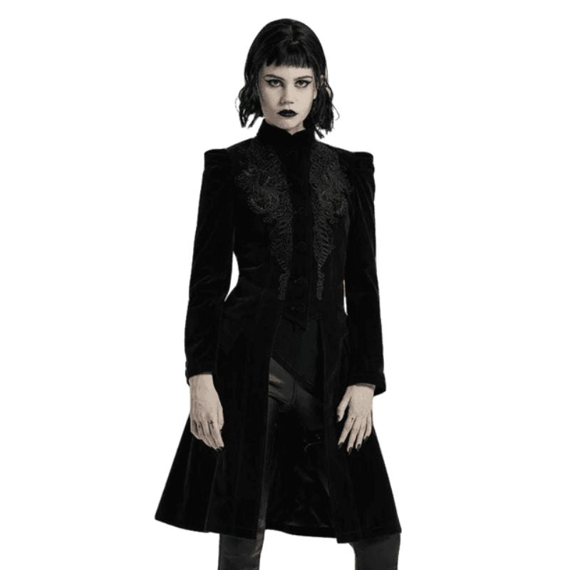 Manteau redingote gothique pour femme