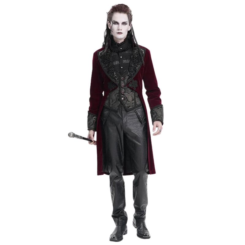 Manteau redingote steampunk pour homme
