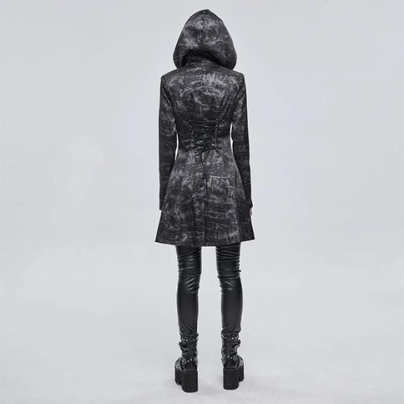 Manteau rock punk métal féminin