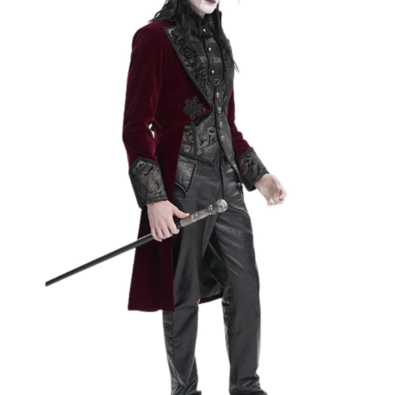 Manteau steampunk homme style redingote