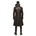 Manteau steampunk long de couleur marron