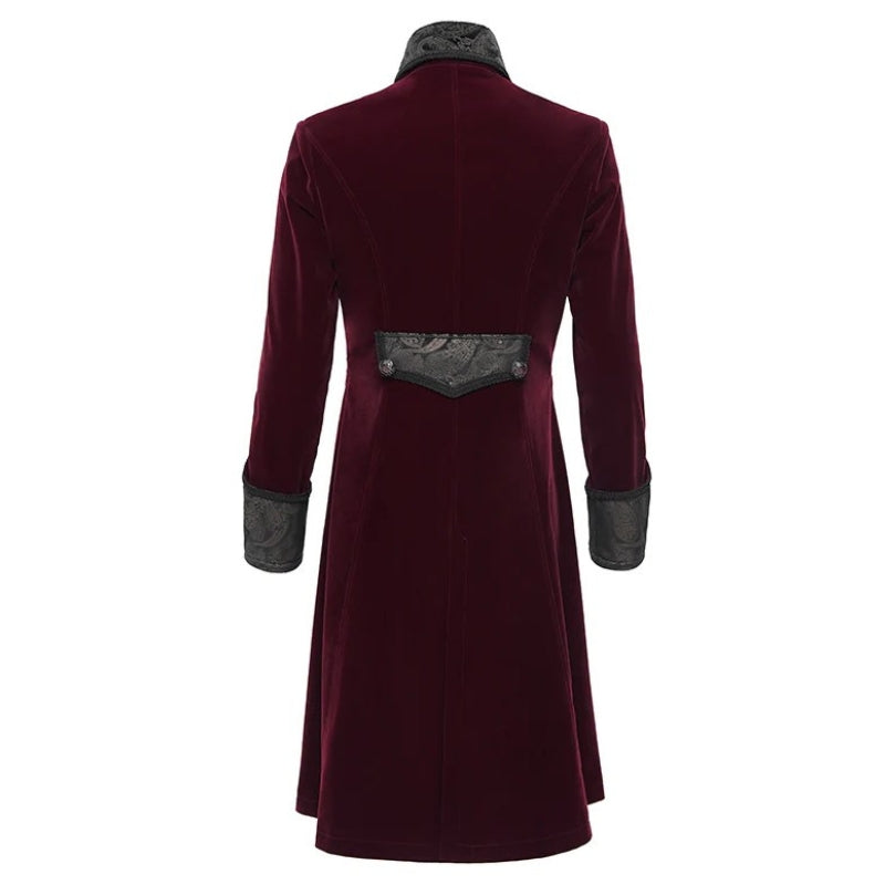 Manteau style steampunk en redingote pour homme