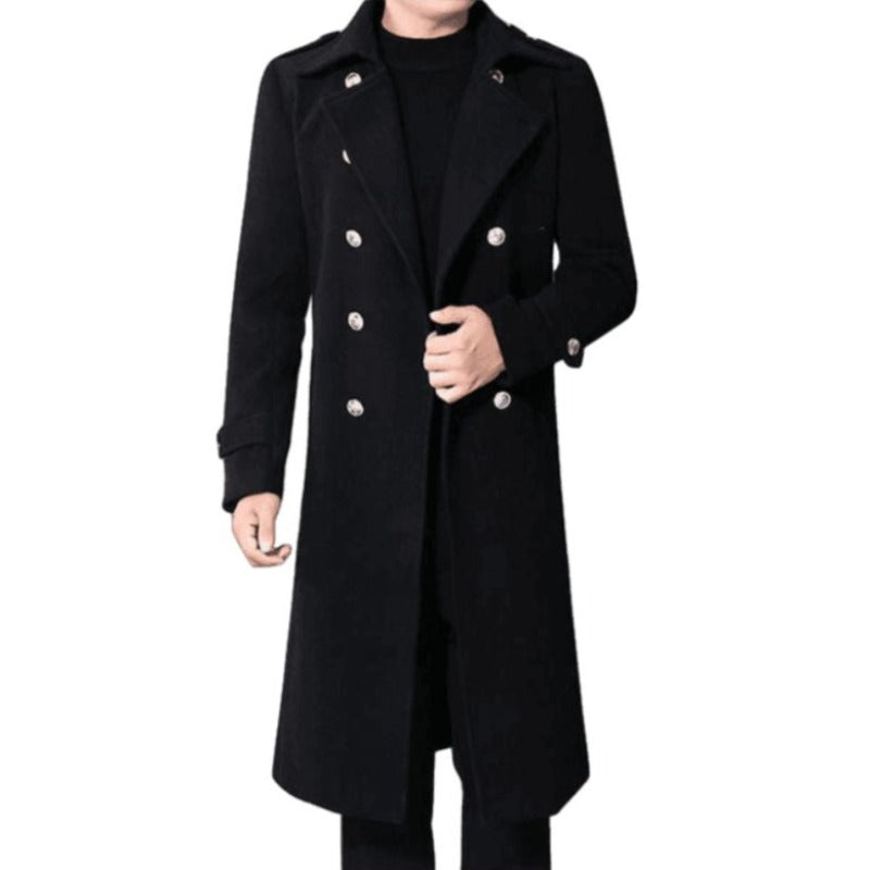 Manteau victorien long masculin