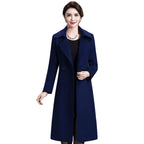 Manteau vintage long destiné aux femmes
